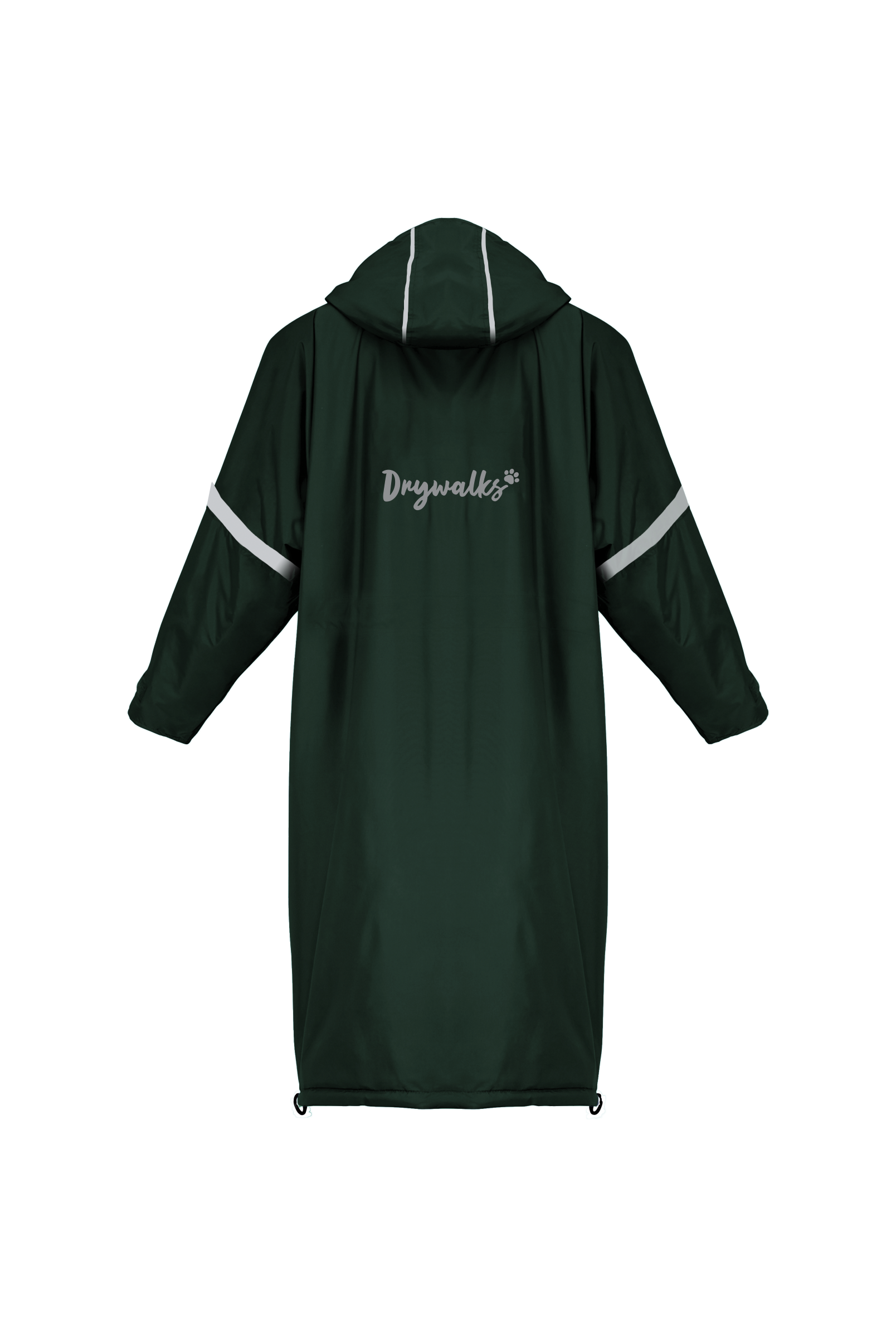 Drywalks Winter Walker Waterproof Dog Walking Coat in black forest green