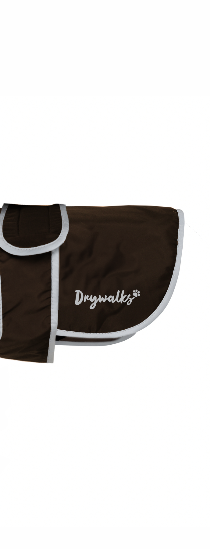 Drywalks Waterproof Dog Coat in rich brown