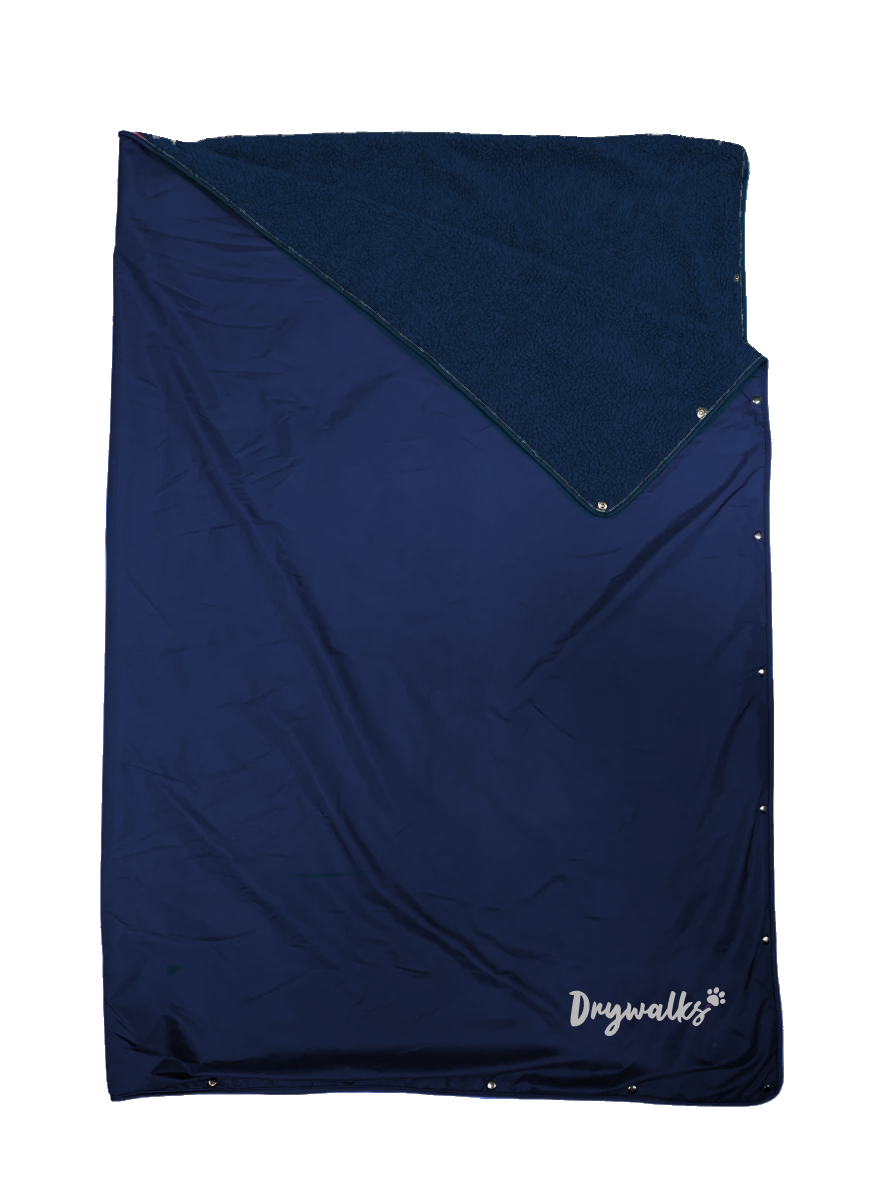 Drywalks Canine Cosy Waterproof Blanket in navy