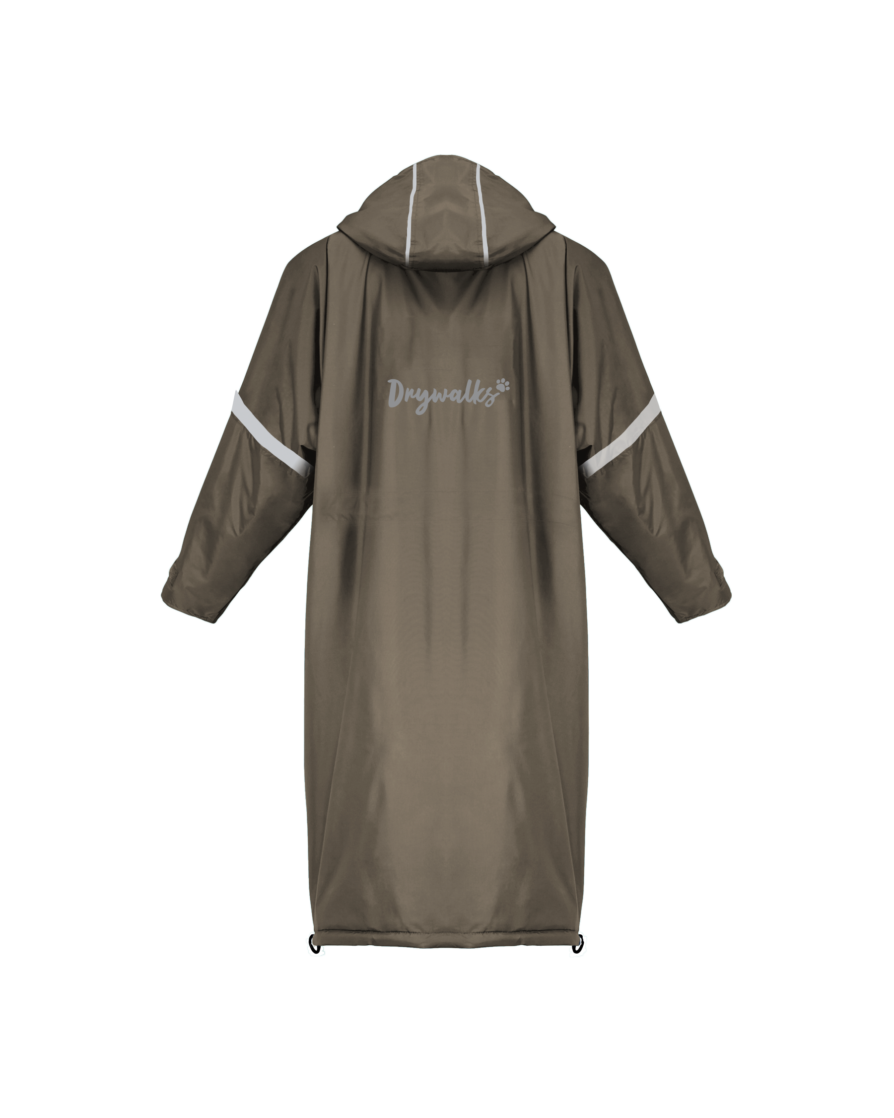 Drywalks Winter Walker Waterproof Dog Walking Coat in taupe