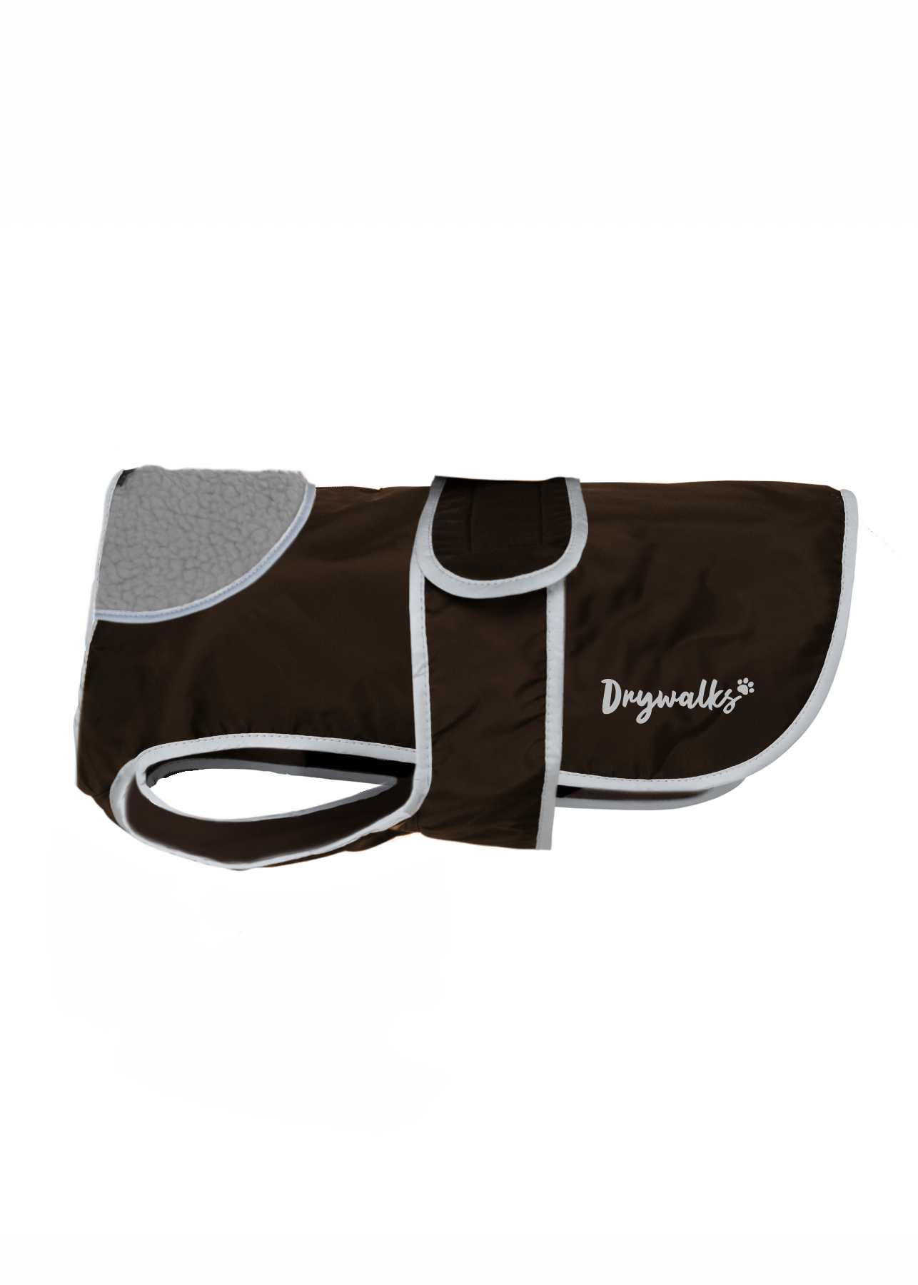 Drywalks Waterproof Dog Coat in rich brown