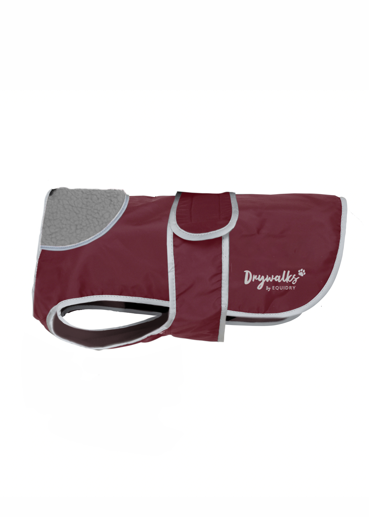 Drywalks Waterproof Dog Coat in plum