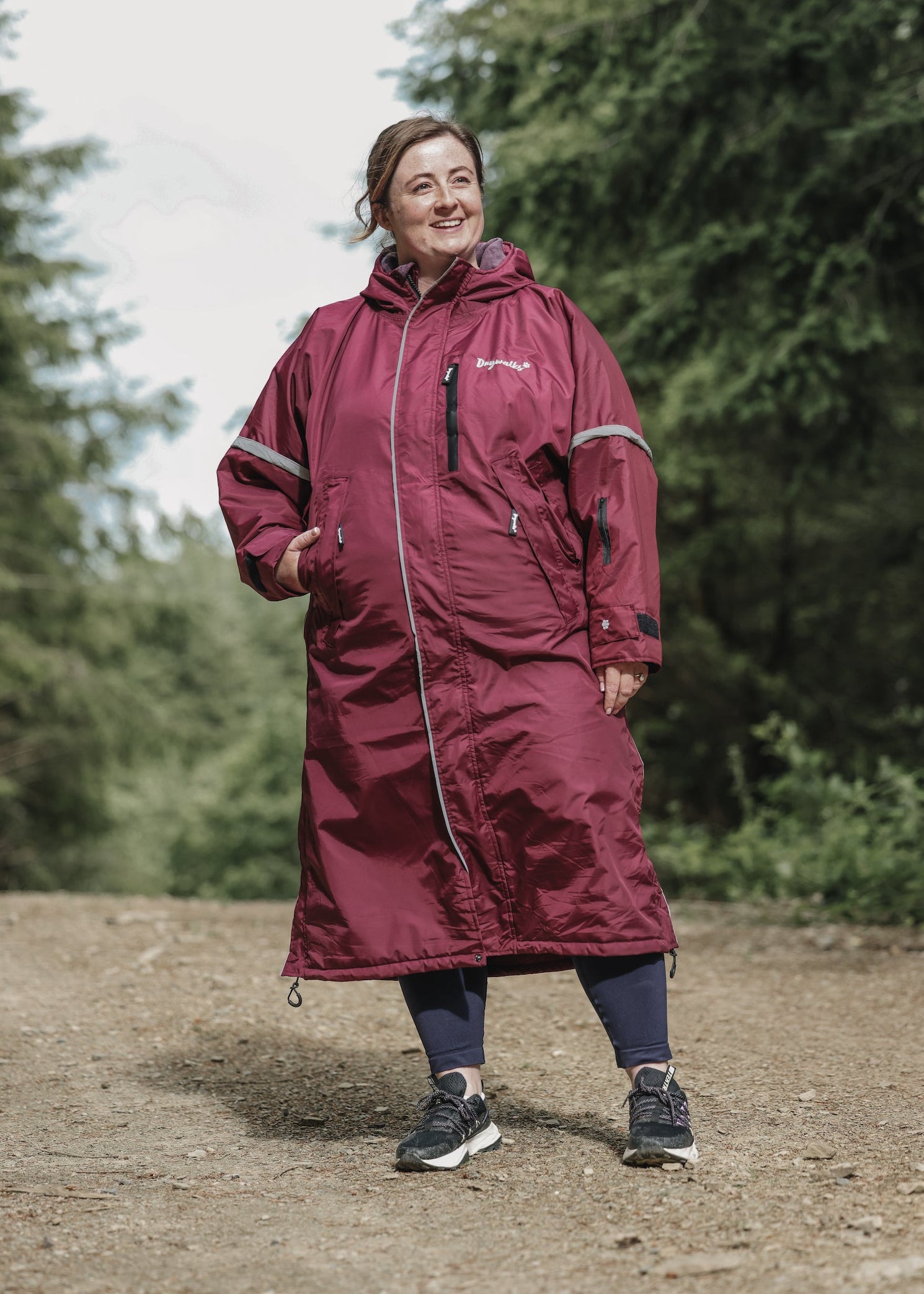 All Seasons Waterproof Coat | Plum