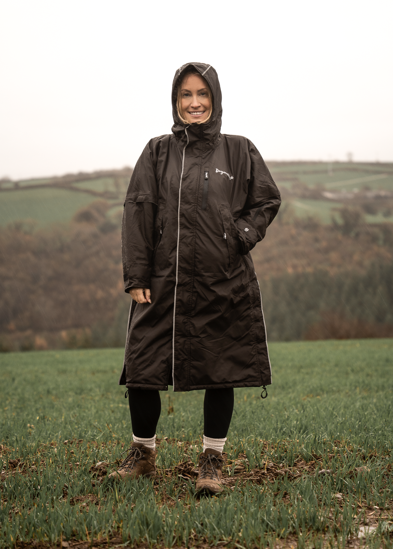 All Seasons Waterproof Coat | Rich Brown