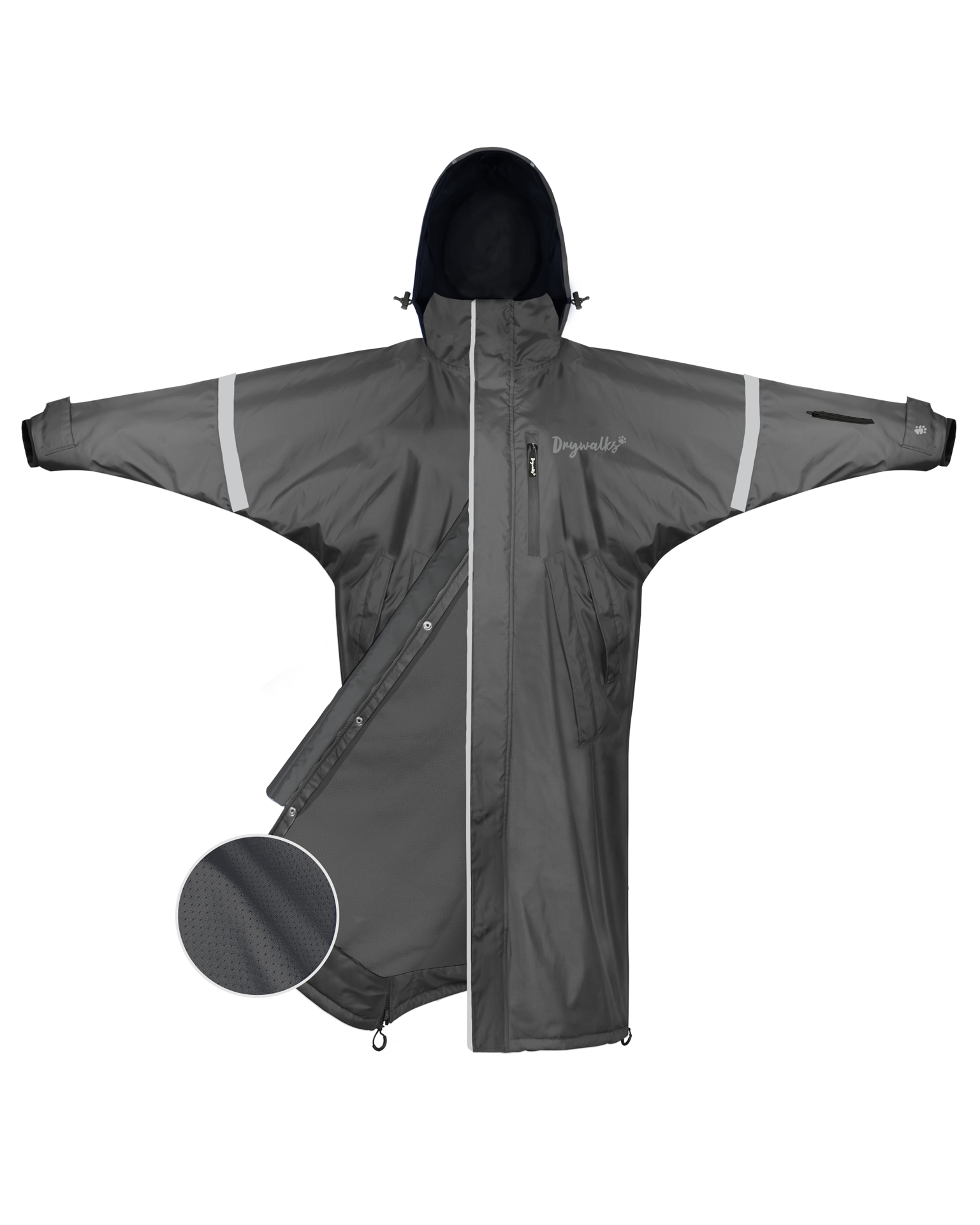 Waterproof Mac | Charcoal / Grey