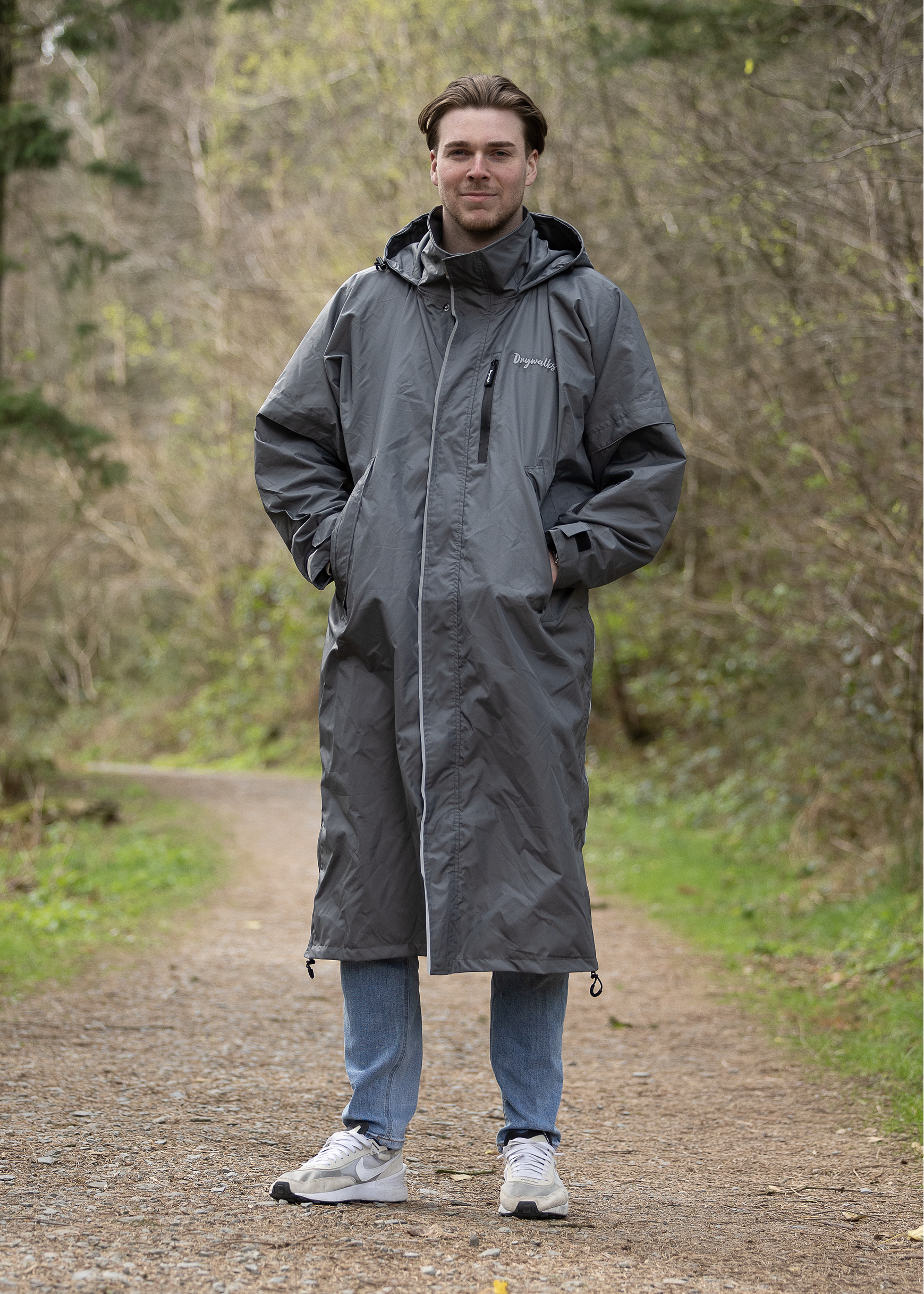 Waterproof Mac | Charcoal / Grey